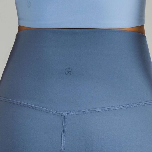 NWT Lululemon Nulu Slim-Fit High-Rise Skirt Oasis Blue Lightweight Lycra - Picture 8 of 8